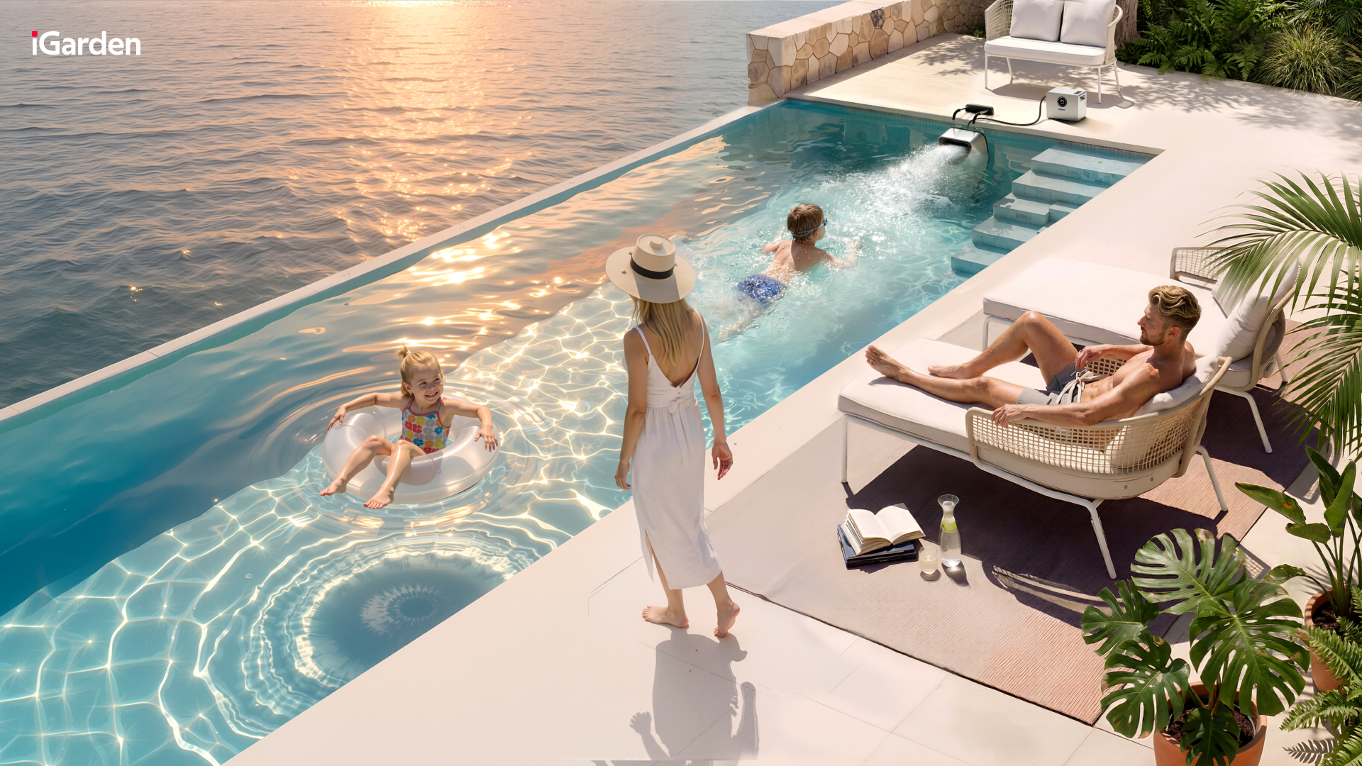 iGarden Portable Swim Jet