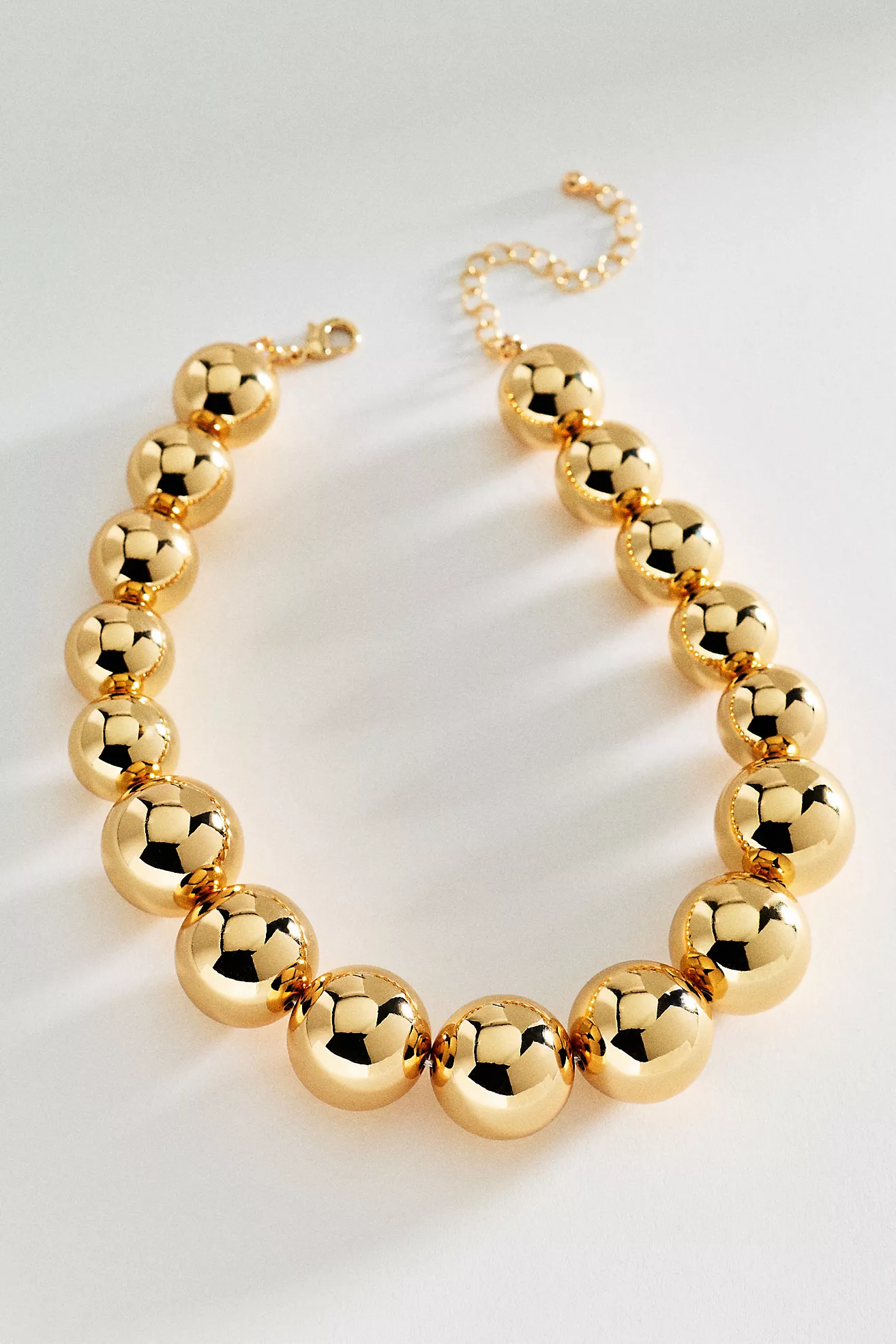 Chunky Ball Chain Collar Necklace