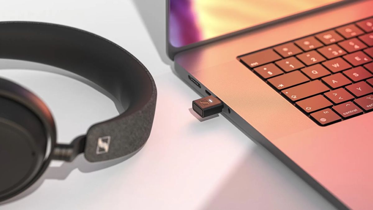 Sennheiser's new USB Hi-Res Audio dongle can upgrade your Mac, iPhone or PC with aptX Lossless and Bluetooth Auracast