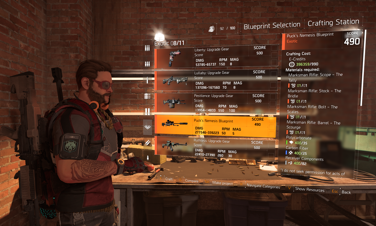 The Division 2 Nemesis exotic rifle guide PC Gamer