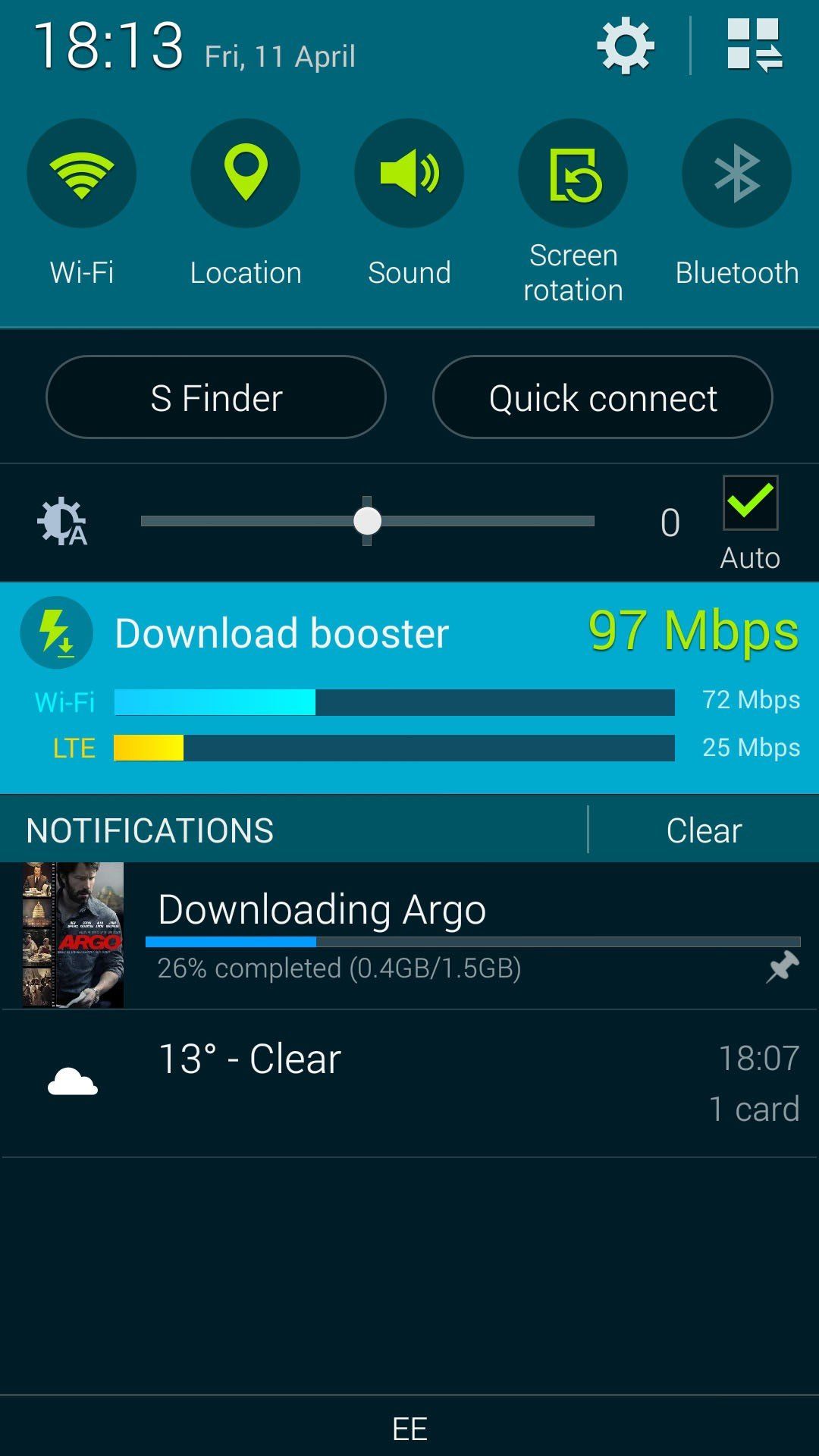 Samsung Galaxy S5 Download Booster