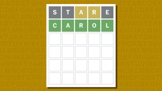 Wordle answer 826 on a yellow background