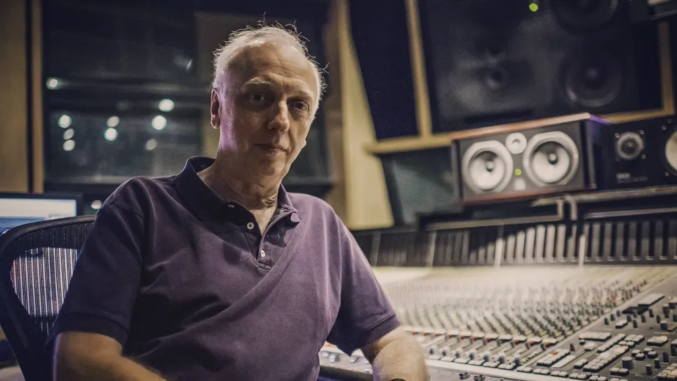 Sony's Eric Kingdon sat in a recording studio