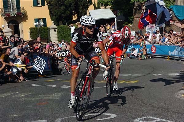 Simon Gerrans (Cervelo) on his way to a stage win.