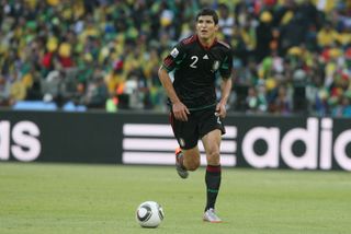 Francisco Rodriguez in action for Mexico against South Africa during the 2010 World Cup.