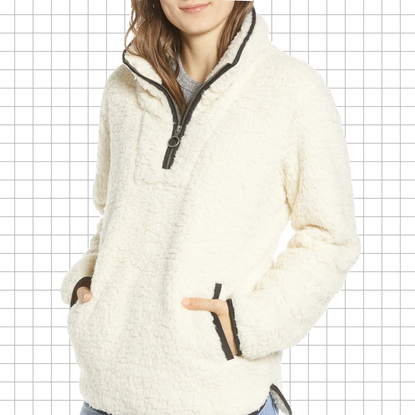 Clothing, White, Outerwear, Hood, Sleeve, Jacket, Hoodie, Neck, Zipper, Coat, 