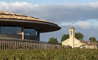 Foster's French winery immitates the rolling hills with its domed roof
