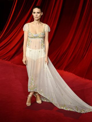 Rooney Mara on the Academy Museum Gala red carpet in vintage Givenchy