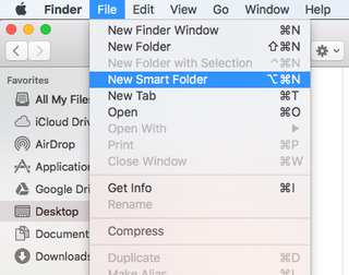 finder smart folders