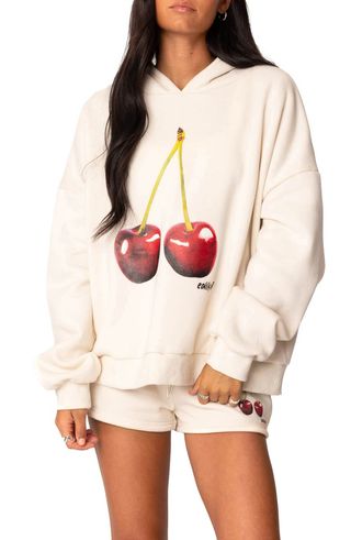 Mon Cheri Cotton Blend Hoodie