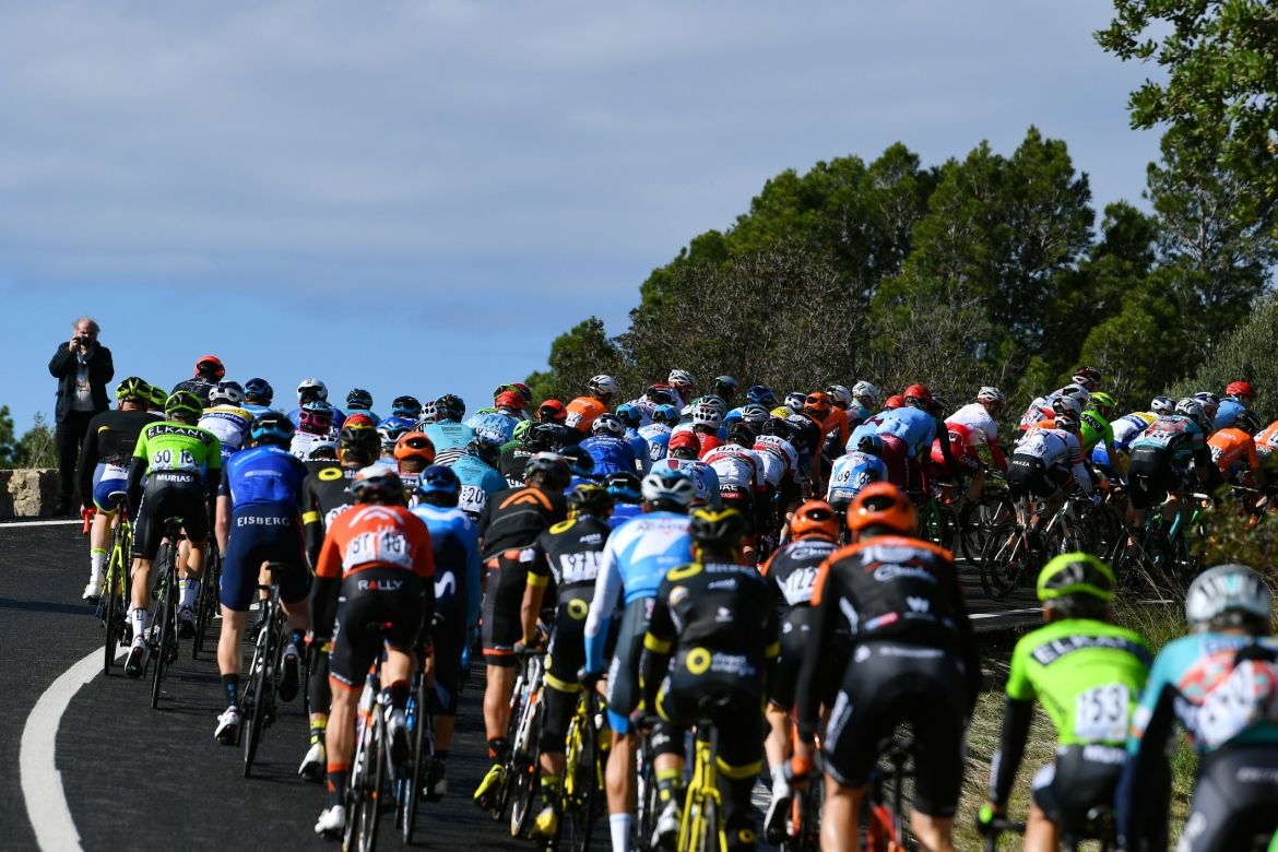 A rider's eye view of the peloton