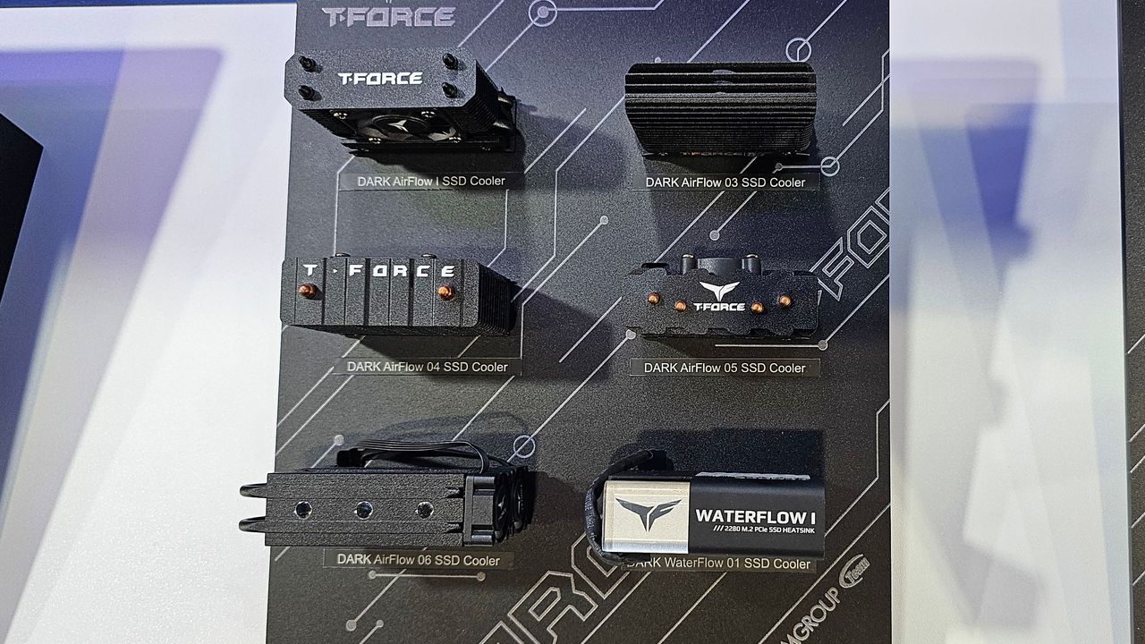 TeamGroup's new SSD cooler concepts