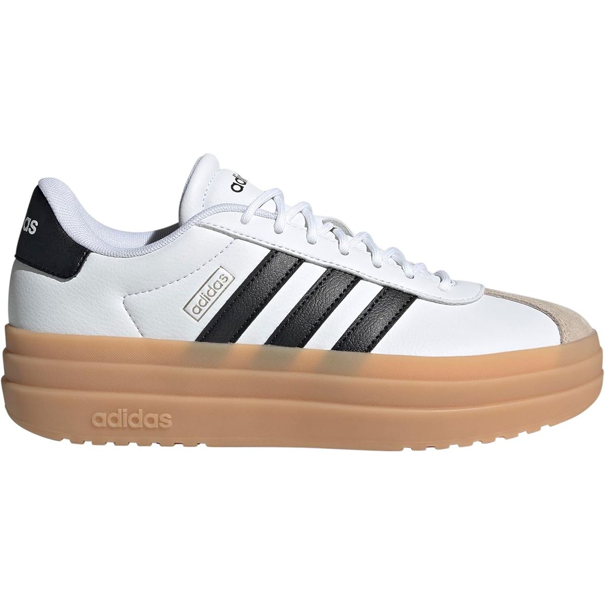 adidas, Adidas Women's Vl Court Bold, White/black/wonder Beige, 7