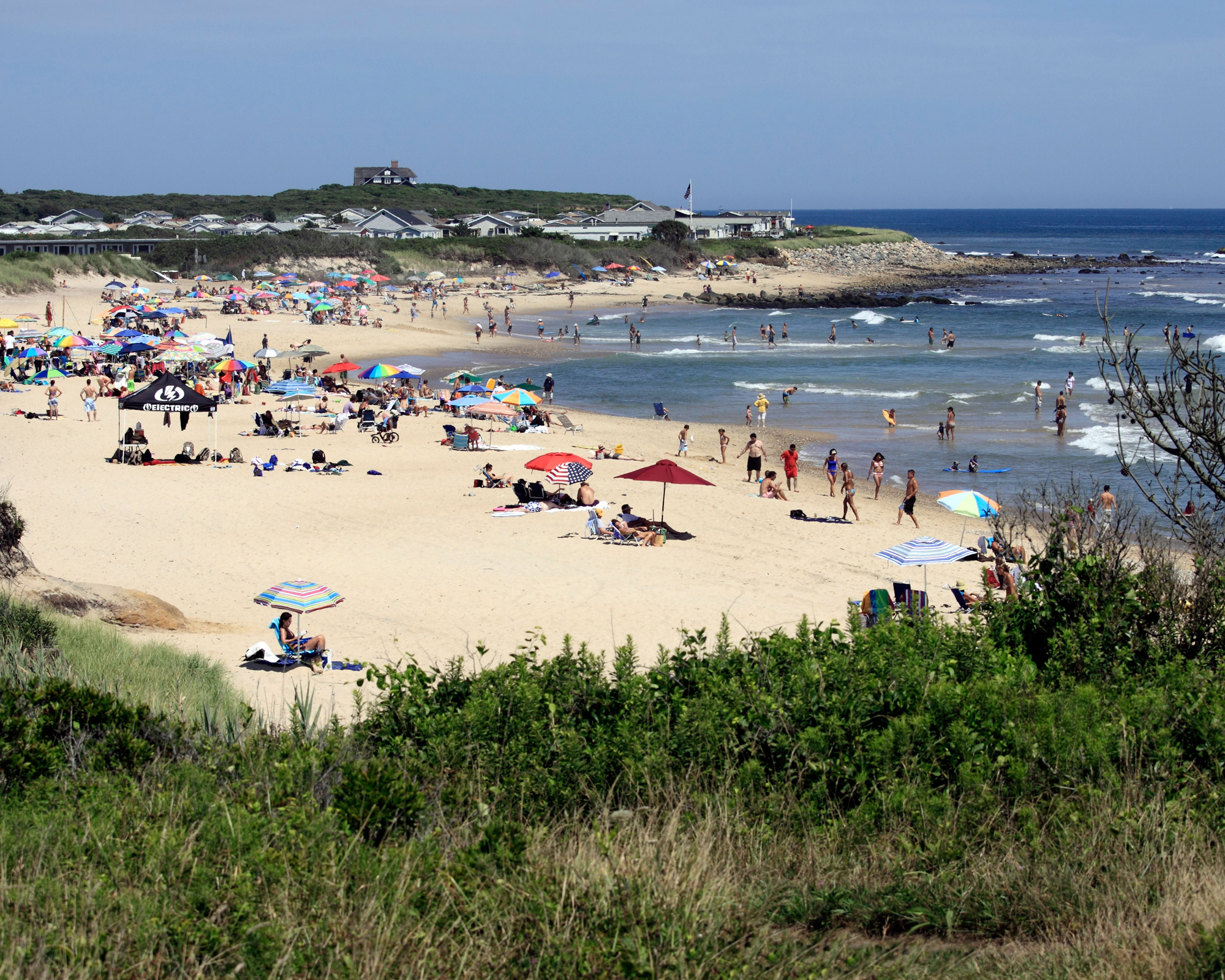 Ditch Plains beach Montauk Long Island NY