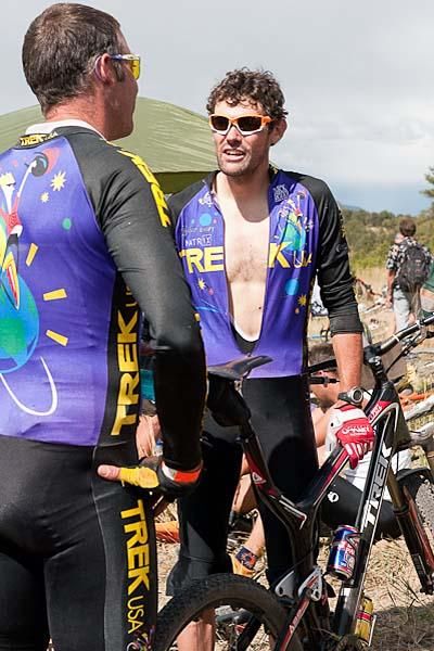 2009 Champion Ross Schnell put his Trek through the paces on the very technical course.
