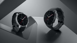The Amazfit GTR 2 comes in a choice of stainless steel or black casing