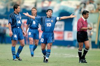 Diego Maradona Argentina 1994 World Cup