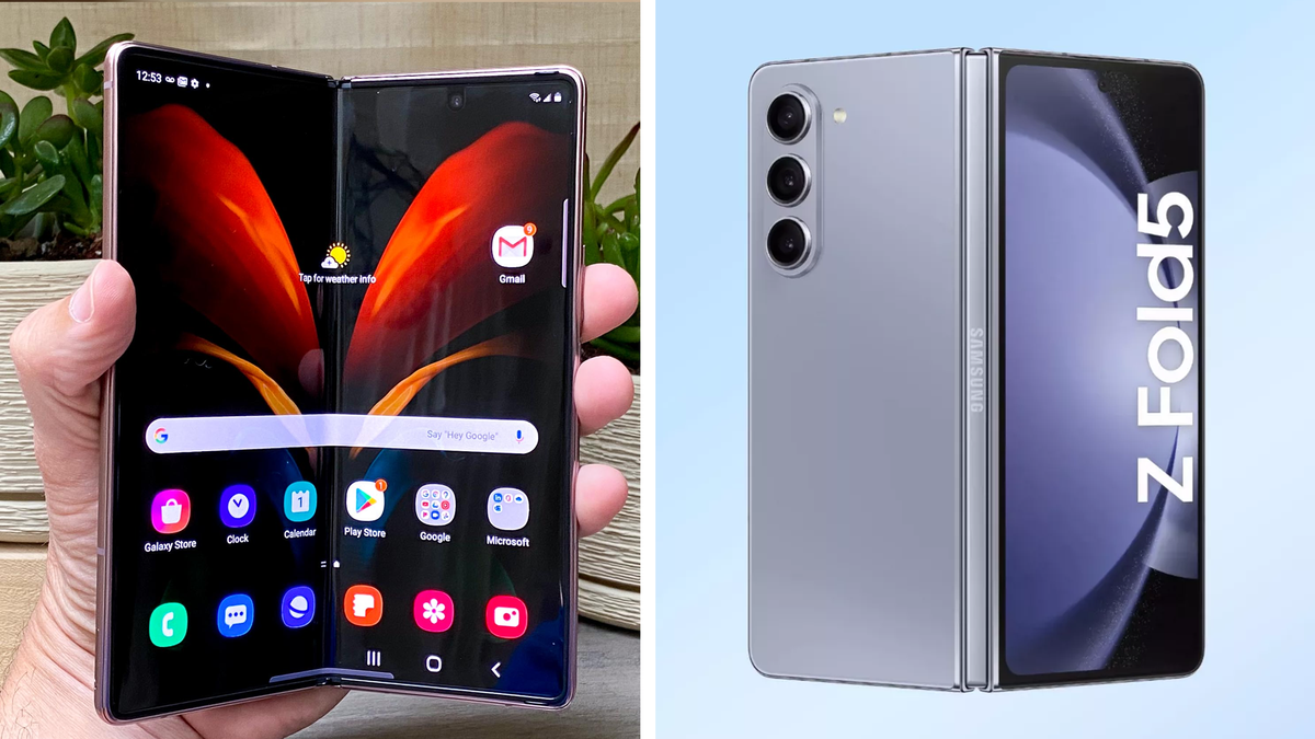 Galaxy Z Fold 5 vs. Z Fold 2