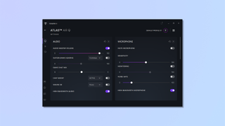 Screenshot of Turtle Beach Swarm II companion software for the Atlas Air