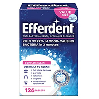 Efferdent 126 Denture Tablets | $6.99 at Amazon