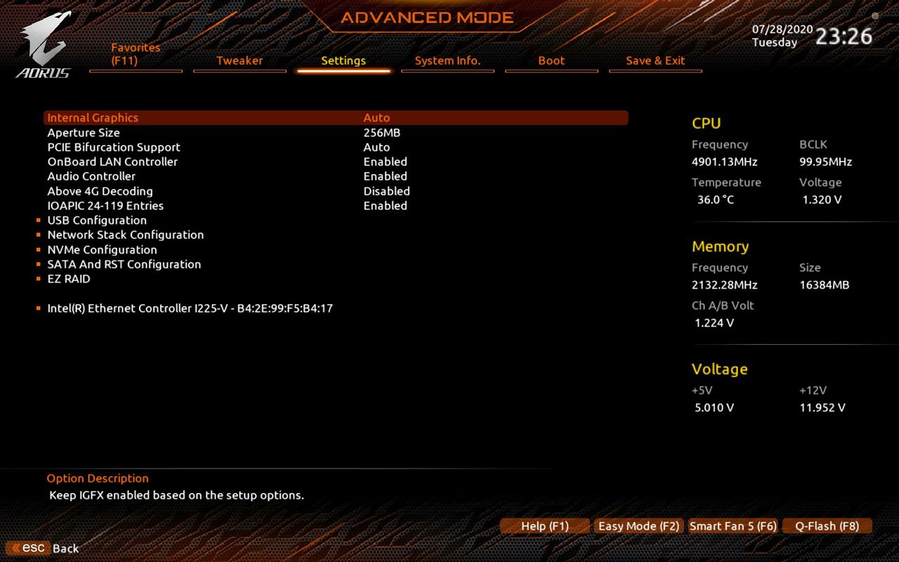 Gigabyte Z490I Aorus Ultra