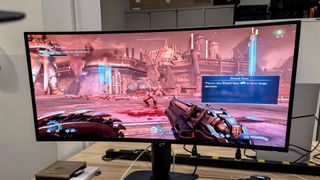 Doom running on a PC with a Nvidia GeForce RTX 5090