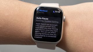 Apple Watch auto-pause