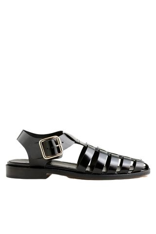 J. Crew Winona Fisherman Sandals in Leather