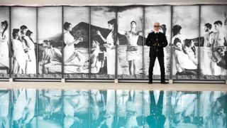 Karl Lagerfeld at Odyssey at Hotel Metropole Monte-Carlo
