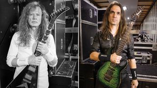 Megadeth's Dave Mustaine and Kiko Loureiro