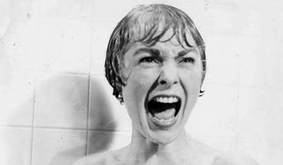 Psycho Janet Leigh screams in the shower