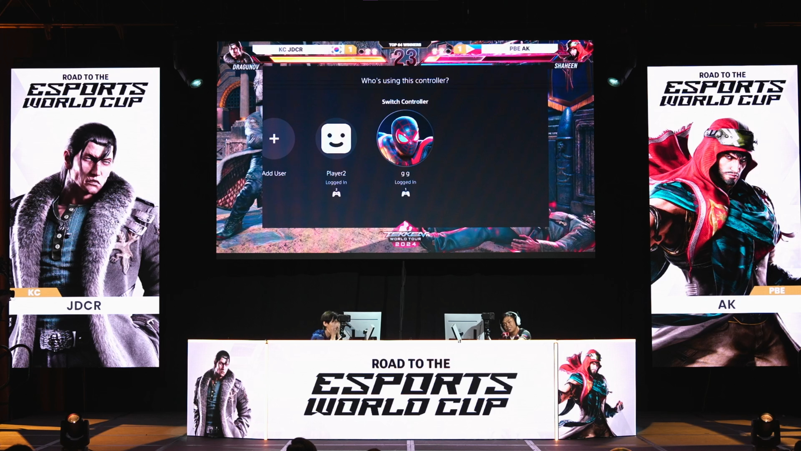 A controller connection disrupting a Tekken 8 match.
