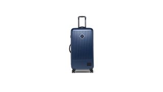 Herschel suitcase against white background