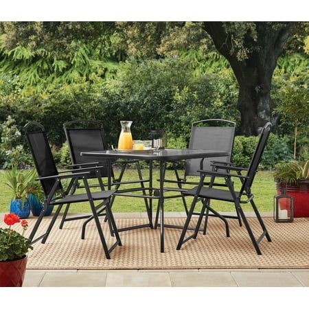 Mainstays Albany Lane 5-Piece Steel Outdoor Patio Dining Set