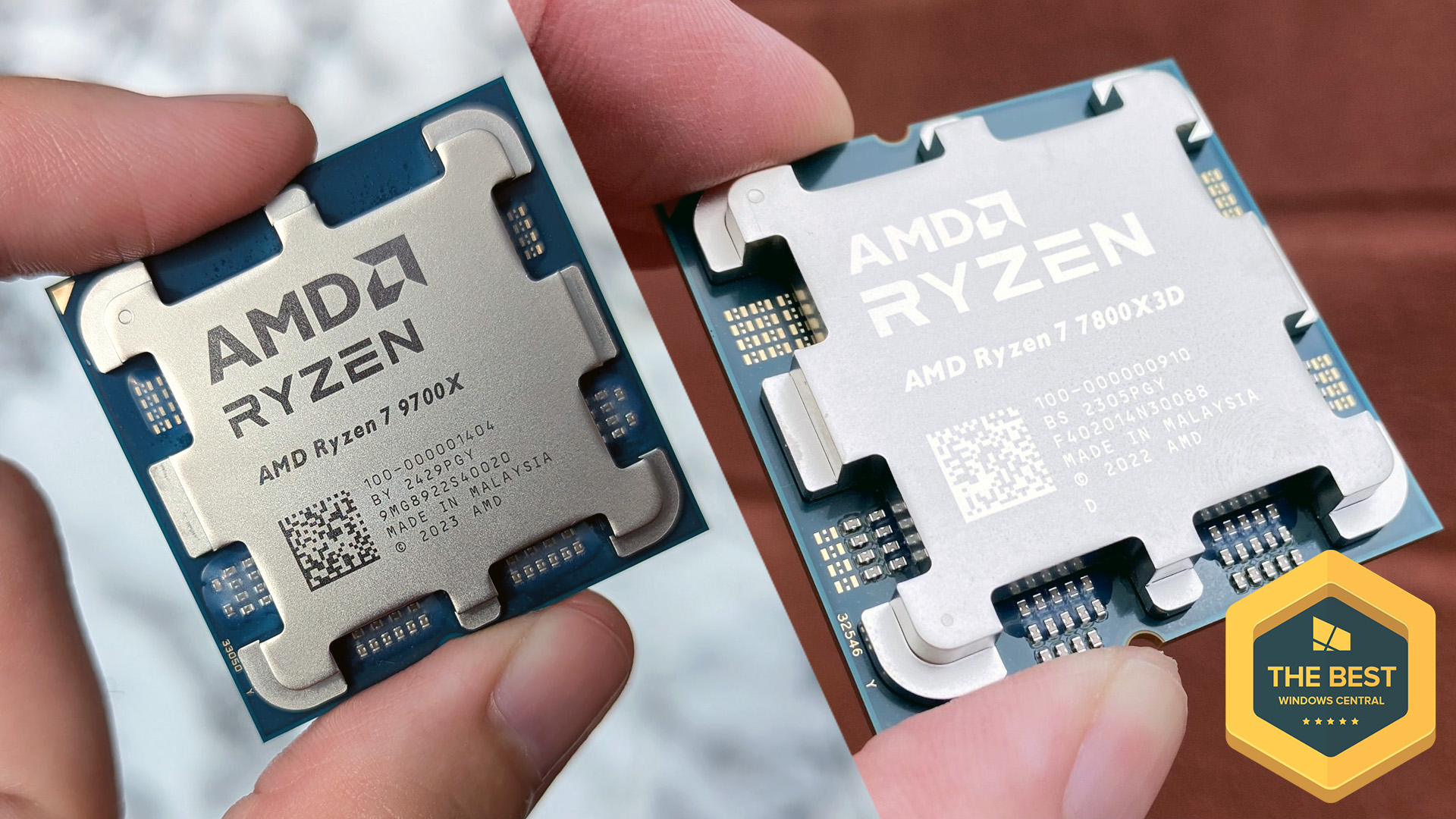 AMD Ryzen 7 9700X vs. Ryzen 7 7800X3D: A bigger number isn't always better, especially for PC gaming