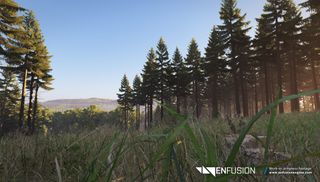 idylic trees in enfusion engine