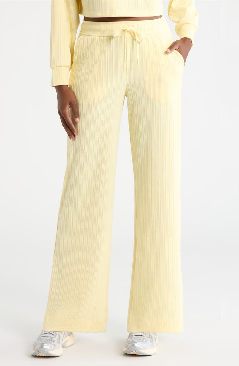 Breathe Easy Ribbed Drawstring Waist Pants