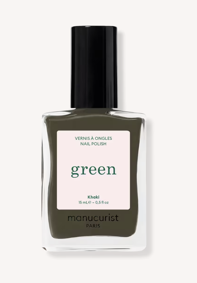 Manucurist, Green Nail Polish, Quick Dry, Non-Toxic Nail Polish With Gel-Like Finish - Satin