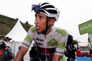 Vuelta Espana 2021 - 76th Edition - 17th stage Unquera - Lagos de Covadonga 185,8 km - 01/09/2021 - Egan Bernal (COL - Ineos Grenadiers) - photo Luis Angel Gomez/BettiniPhotoÂ©2021 