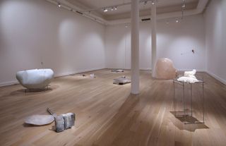 Installation view of Nobuko Tsuchiya’s exhibition at Leeds Art Gallery.