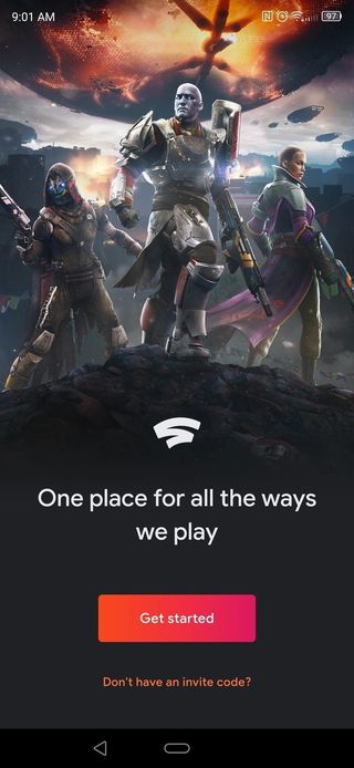 Stadia app screenshot