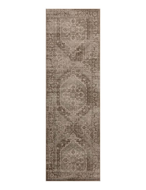 Mona Collection MOA-01 Rug in Cocoa / Stone