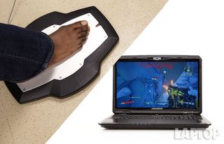 Stinky Footboard PC Foot Controller In Use