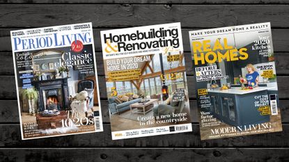Covers of Real Homes, Period Living, Homebuilding & Renovating