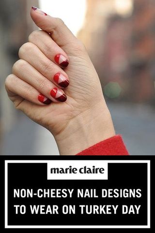 Nail, Finger, Red, Hand, Text, Photo caption, Nail care, Material property, Nail polish, Manicure,