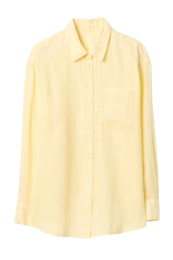 Gap, 100% Linen Oversized Shirt
