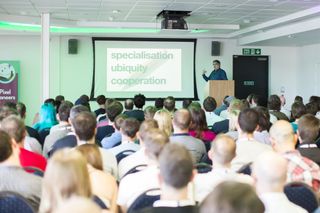 Jeremy Keith kicking off the inaugural conference last year