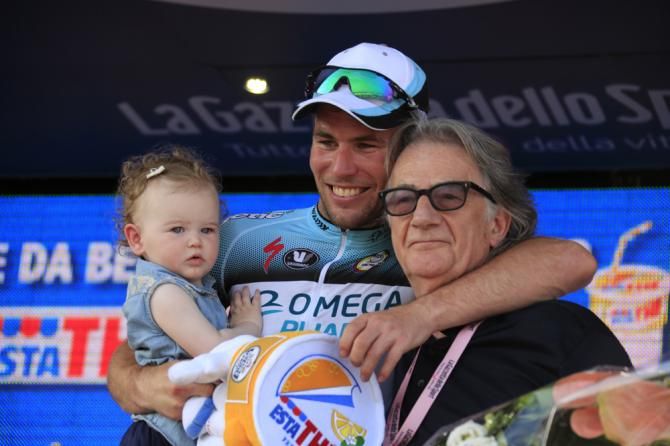Mark Cavendish and Paul Smith on the podium together