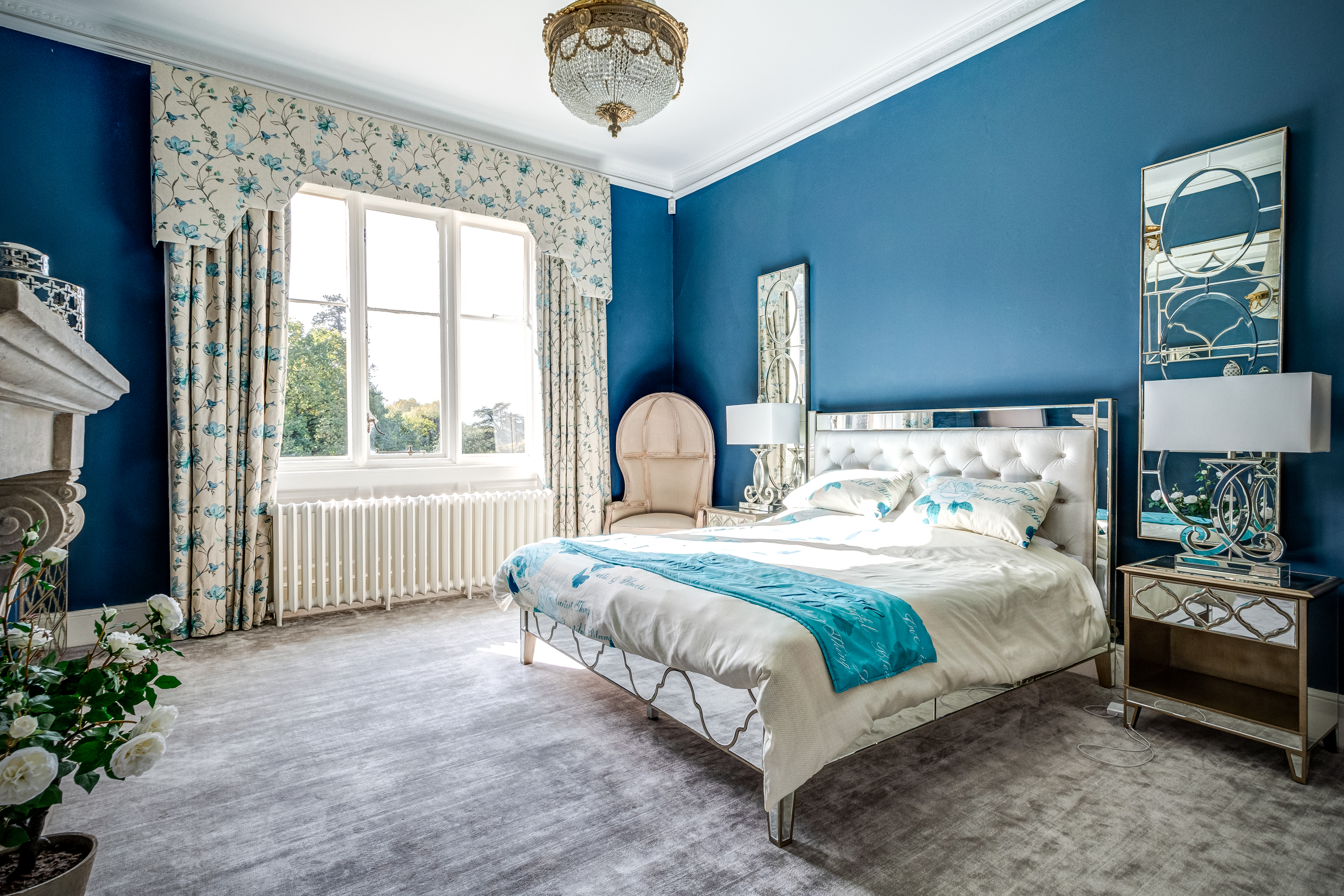 Houses for sale with libraries: Burton Hill, Malmesbury, Wiltshire.