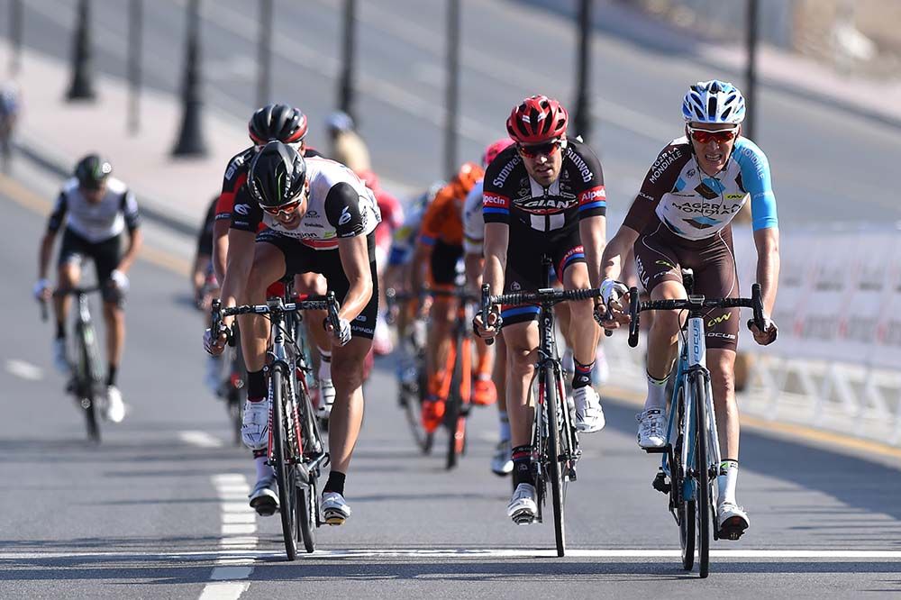 It was a close sprint to the line